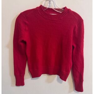 Banana Republic Red Crewneck Sweater